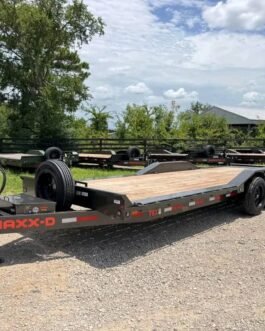 Hydraulic Power Tilt Trailer –16,000 LB GVWR |MAXXD Gray Metallic
