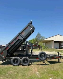 I-Beam Dump Trailer – 15,400 LB GVWR | MAXXD Gray Metallic