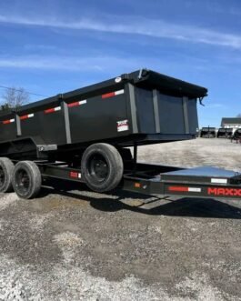 I-Beam Dump Trailer – 17,500 LB GVWR | MAXXD Gray Metallic