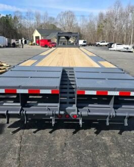 NEW 8.5’ x 35’ Gooseneck Trailer – 17,500 LB GVWR | Gray Finish